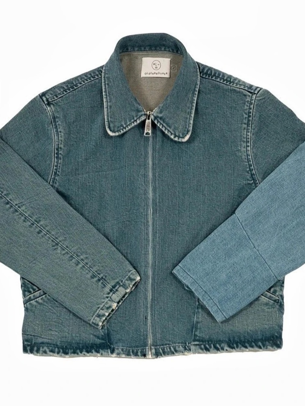 Olderbrother Tile Patch Zip Jacket Denim Jacket